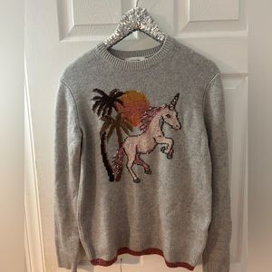 Coach Unicorn Sweater - Size Small. Super sparkly/lots of details! Super cute!